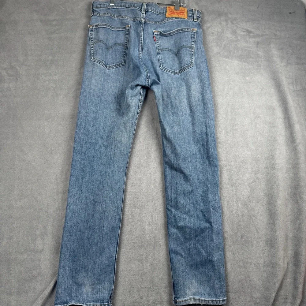 Levis 505 Regular Fit‎ Straight Leg Mens Jeans Blue Denim 34x32 Medium Wash